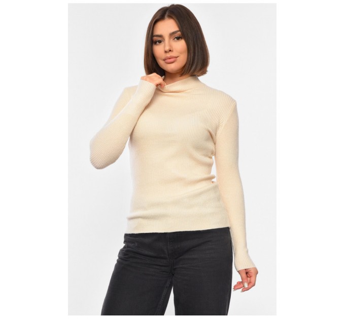 Женская кофта бежевого цвета 192471L