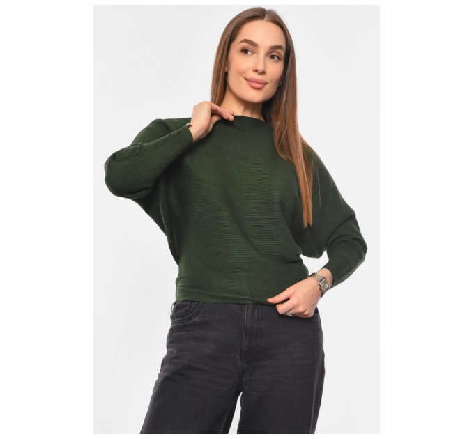 Свитер женский цвета хаки 192507L