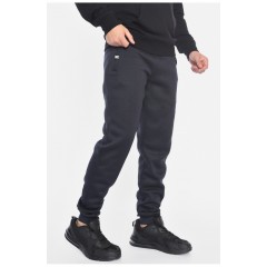 Спортивні штани чоловічі на флісі темно-синього кольору 192576L