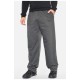 Спортивні штани чоловічі батальні на флісі темно-сірого кольору 192583L