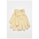Рукавички дитячі з начісом однотонні молочного кольору 192697L