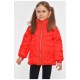 Куртка дитяча для дівчинки демісезонна червоного кольору 192805L