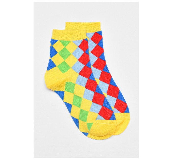 Носки детские демисезонные желтого цвета с рисунком 192903L.