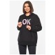 Худі жіноче чорного кольору 193268L