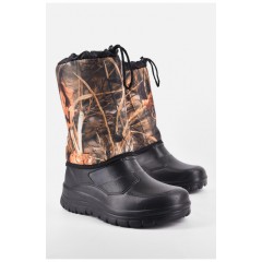 Дутики чоловічі піна на овчині чорного кольору 193742L