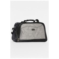 Сумка дорожня унісекс чорно-сірого  кольору 194197L