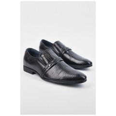 Туфлі підліткові для хлопчика чорного кольору 194350L
