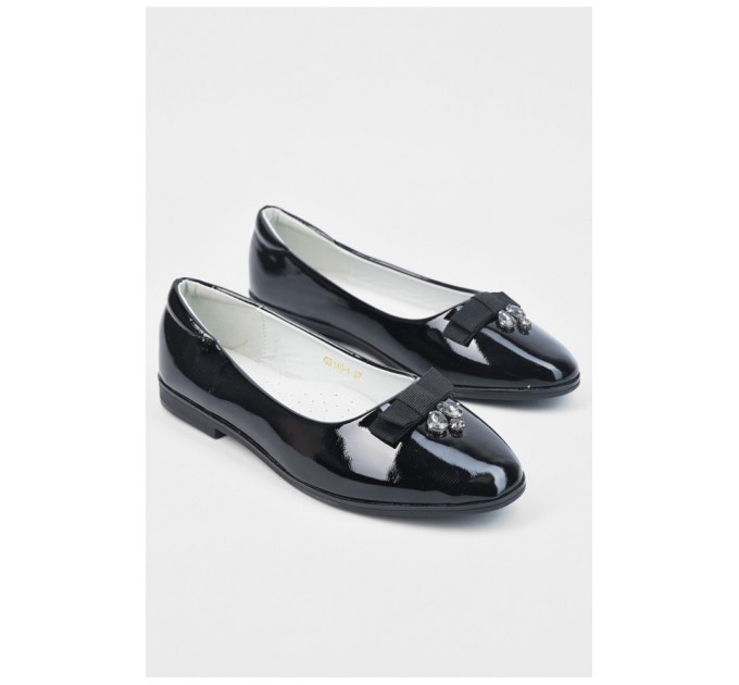 Туфлі для дівчинки чорного кольору 194994L