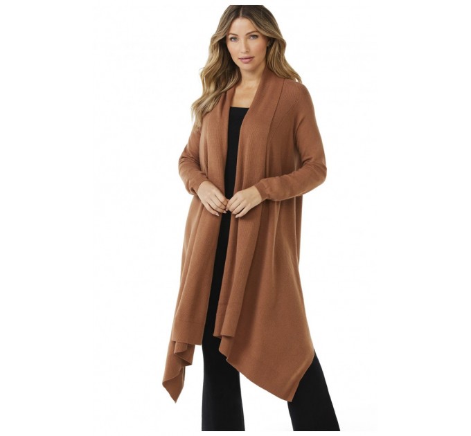 Кардиган жіночий коричневого кольору 195206L