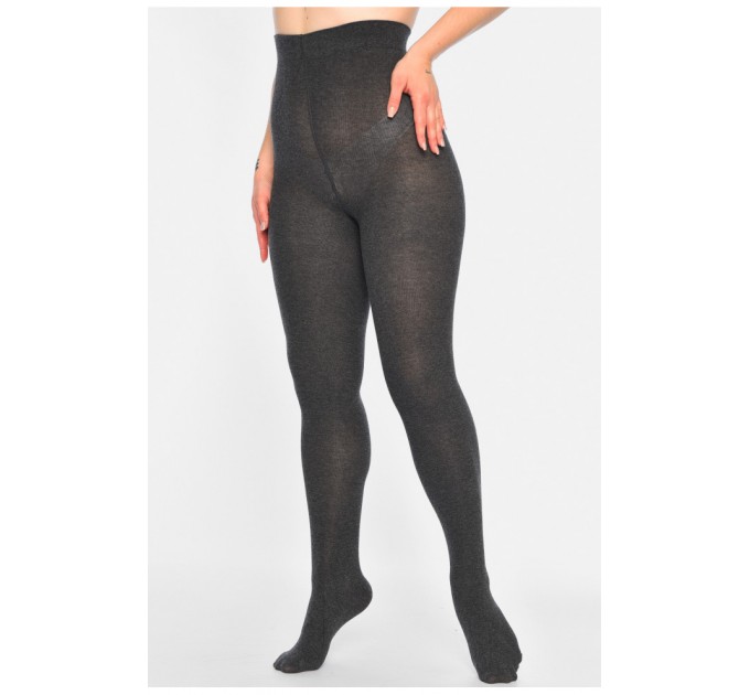 Колготи жіночі темно-сірого кольору 195471L