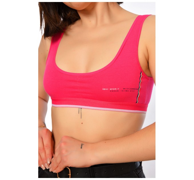 Топ жіночий рожевого кольору чашка В 195488L