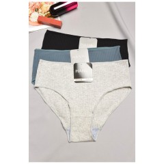 Набір жіночих трусів напівбатальних 3 штуки 195501L