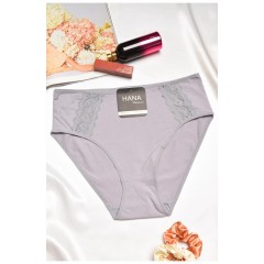 Труси жіночі напівбатальні сірого кольору 195581L