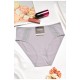 Труси жіночі напівбатальні сірого кольору 195581L Труси жіночі напівбатальні сірого кольору 195581L