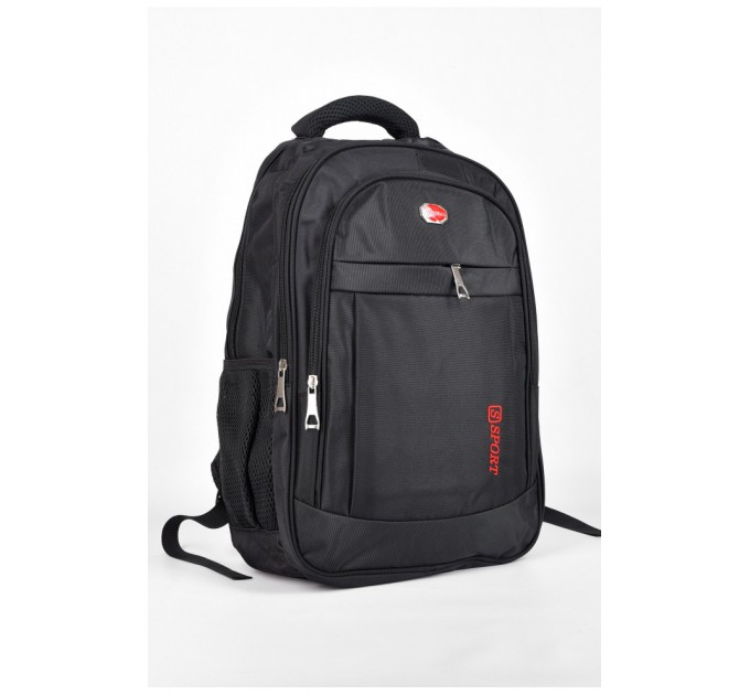 Рюкзак мужской спортивный черного цвета 196098L