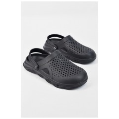 Кроксы мужские черного цвета 196195L Кроксы мужские черного цвета 196195L