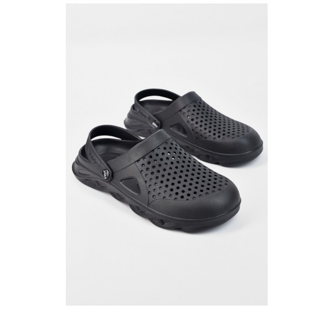 Кроксы мужские черного цвета 196195L