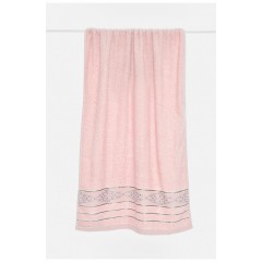 Полотенце банное махровое светло-розового цвета 196534L Полотенце банное махровое светло-розового цвета 196534L