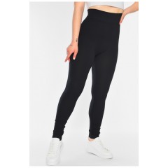 Лосини жіночі рубчик чорного кольору 196862L