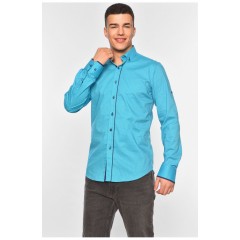 Рубашка мужская бирюзового цвета 196890L