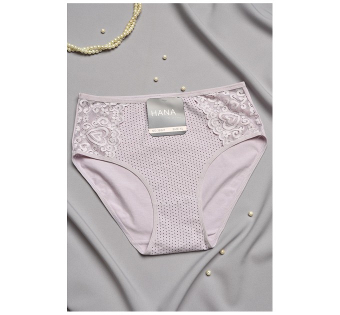 Трусы женские полубатальные светло-сиреневого цвета 196977L.