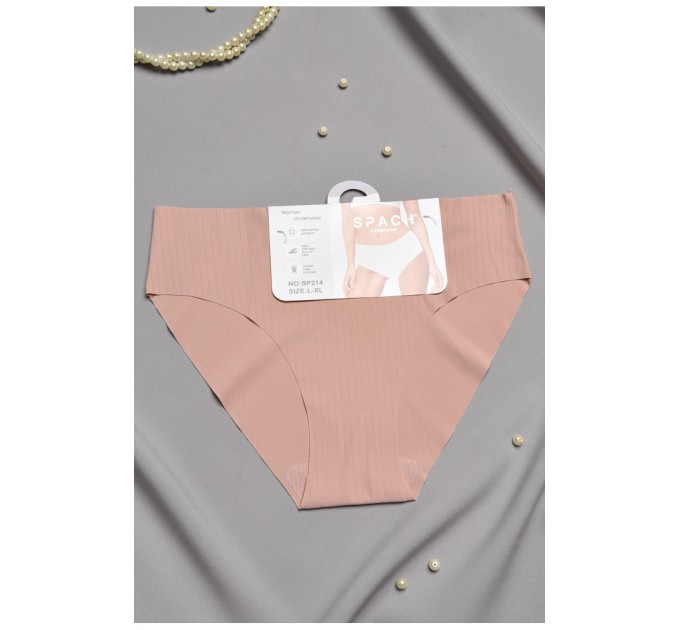 Трусы женские однотонные розового цвета 197055L