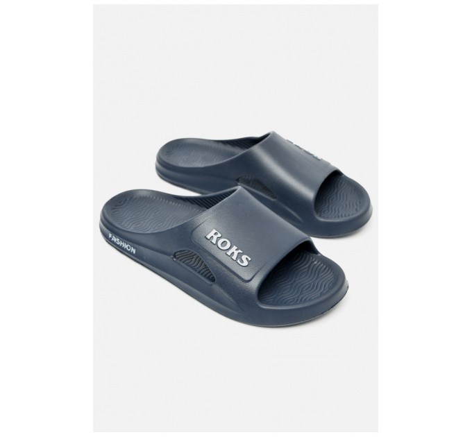Шльопанці чоловічі піна темно-синього кольору 197095L