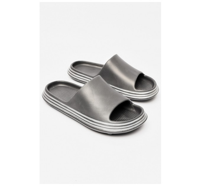 Шлепанцы мужские пена графитового цвета 197206L