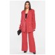 Костюм жіночий брючний напівбатальний темно-рожевого кольору 197430L