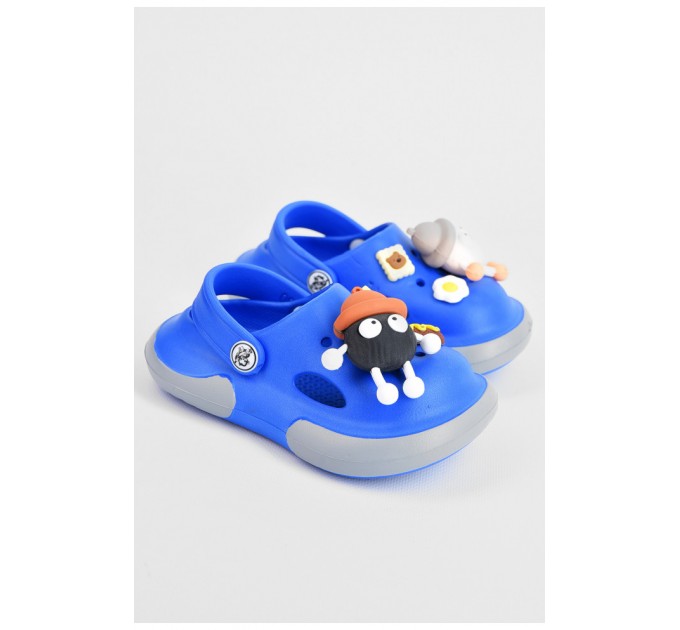 Крокси дитячі для дівчинки cинього кольору 197486L