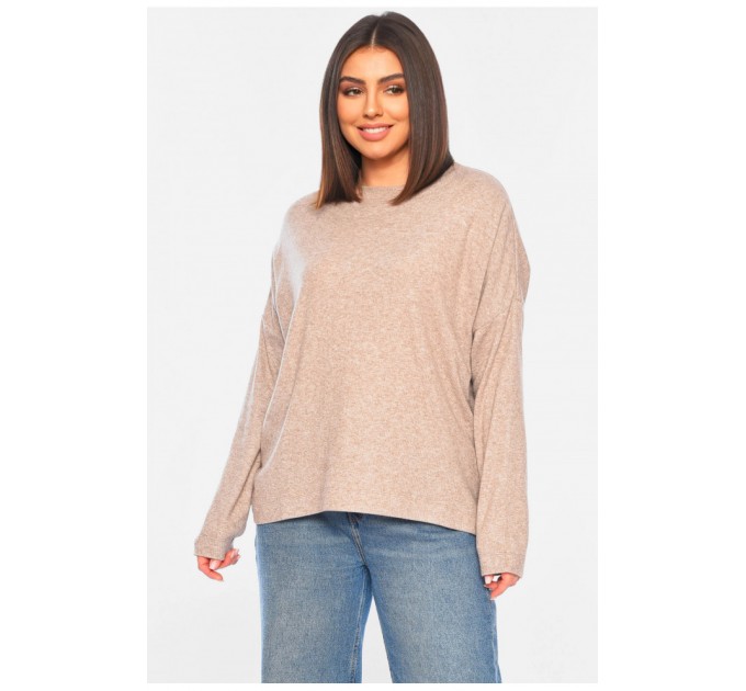Кофта жіноча напівбатальна бежевого кольору 197533L