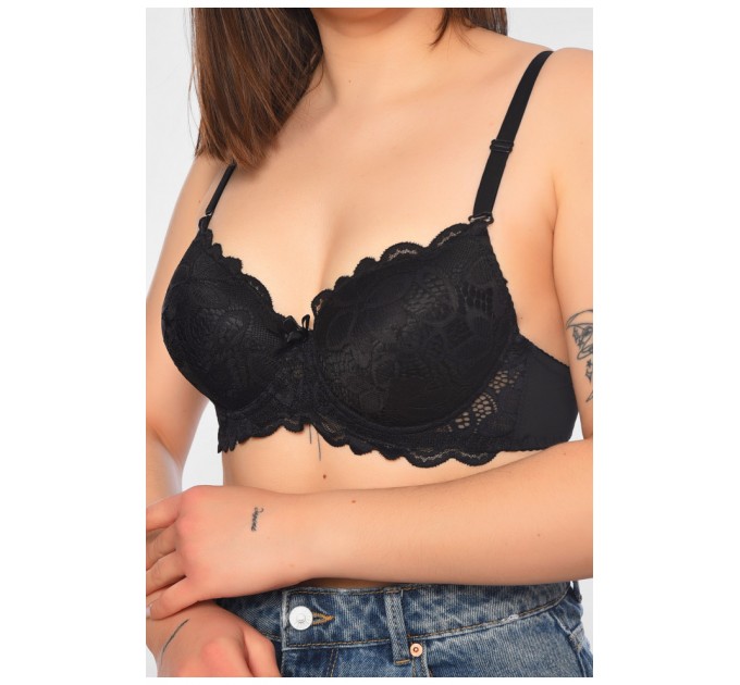 Бюстгальтер жіночий чорного кольору чашка В 197642L