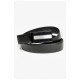 Ремінь чоловічий чорного кольору розмір 112*3,5 см 198281L