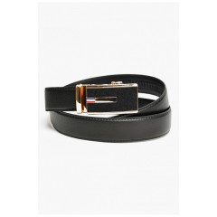 Ремень мужской черного цвета размер 112*3,5 см 198282L