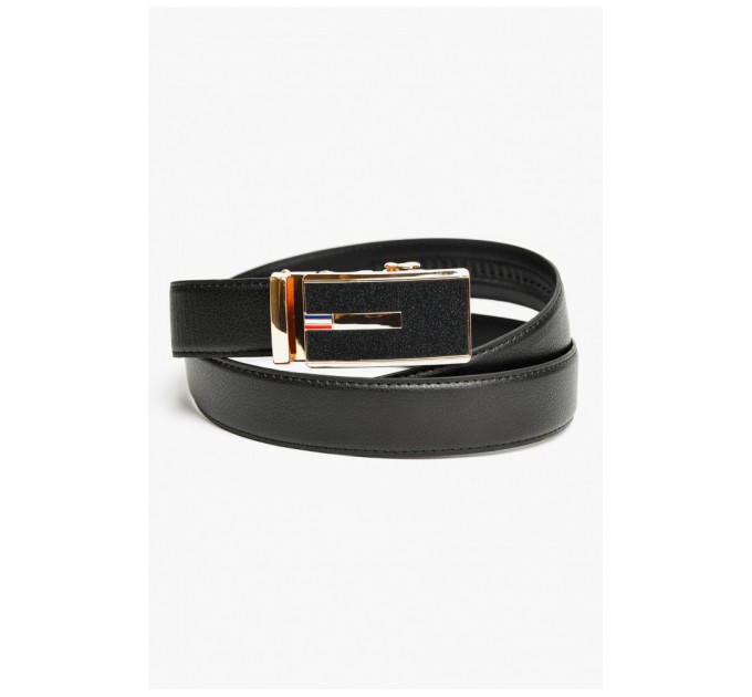 Ремень мужской черного цвета размер 112*3,5 см 198282L