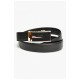 Ремінь чоловічий чорного кольору розмір 112*3,5 см 198282L