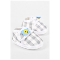 Пінетки дитячі сірого кольору 198352L