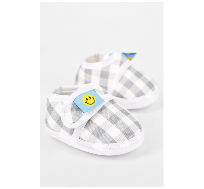 Пинетки детские серого цвета 198352L