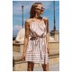 Сарафан жіночий бежевого кольору 198681L