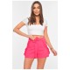 Шорти жіночі малинового кольору 198697L