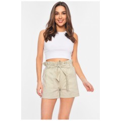 Шорти жіночі світло-сірого кольору 198903L Шорти жіночі світло-сірого кольору 198903L