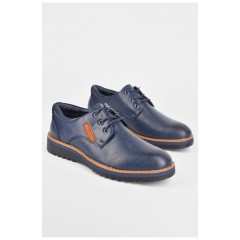 Туфлі підліткові для хлопчика темно-синього кольору 198937L