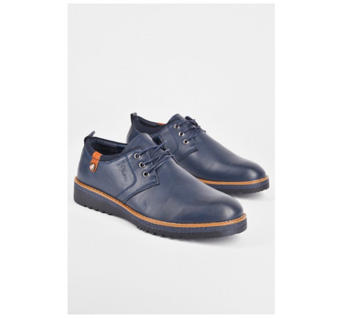 Подростковые туфли для мальчика темно-синего цвета 198938L