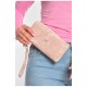 Гаманець жіночий з екошкіри рожевого кольору 199052L