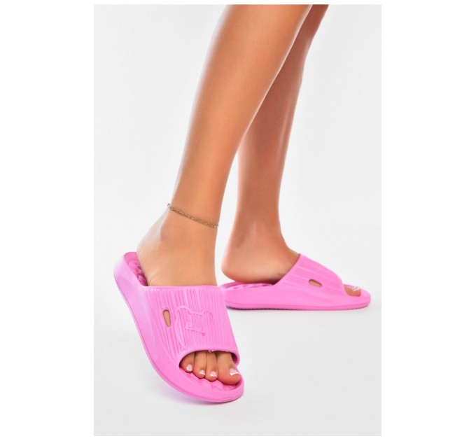 Шлепанцы пена женские розового цвета 199168L