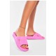 Шлепанцы пена женские розового цвета 199168L