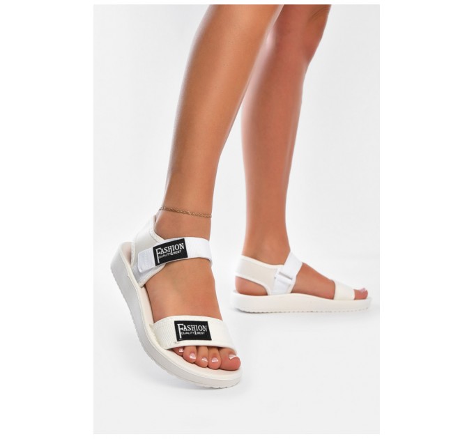 Женские сандалии белого цвета 199464L