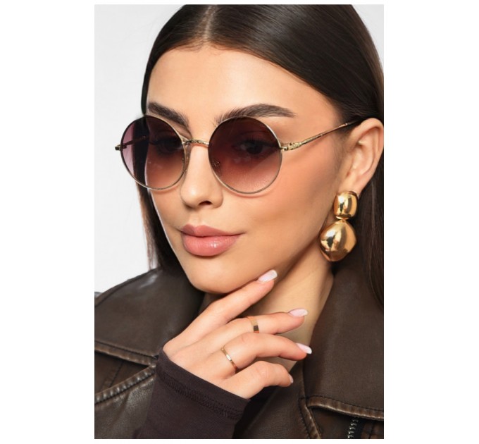 Окуляри жіночі золотистого кольору 199660L