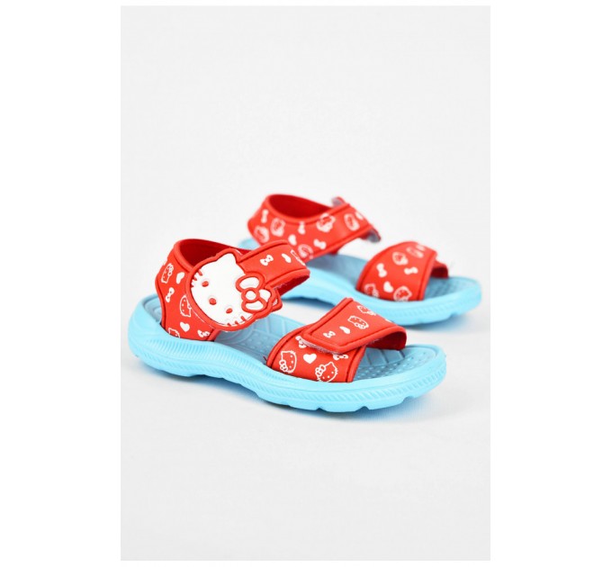 Босоніжки дитячі піна червоно-блакитного кольору 200024L