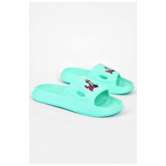 Шльопанці дитячі для дівчинки піна м'ятного кольору 200038L